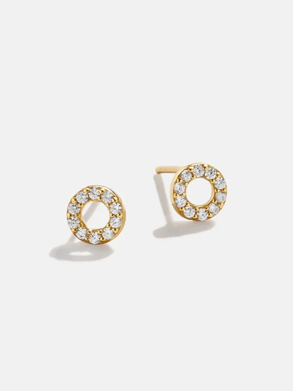 Best hoop earrings with Swarovski crystals for added sparkle and luxury-Valeria 18K Gold Earrings - Gold/Pavé