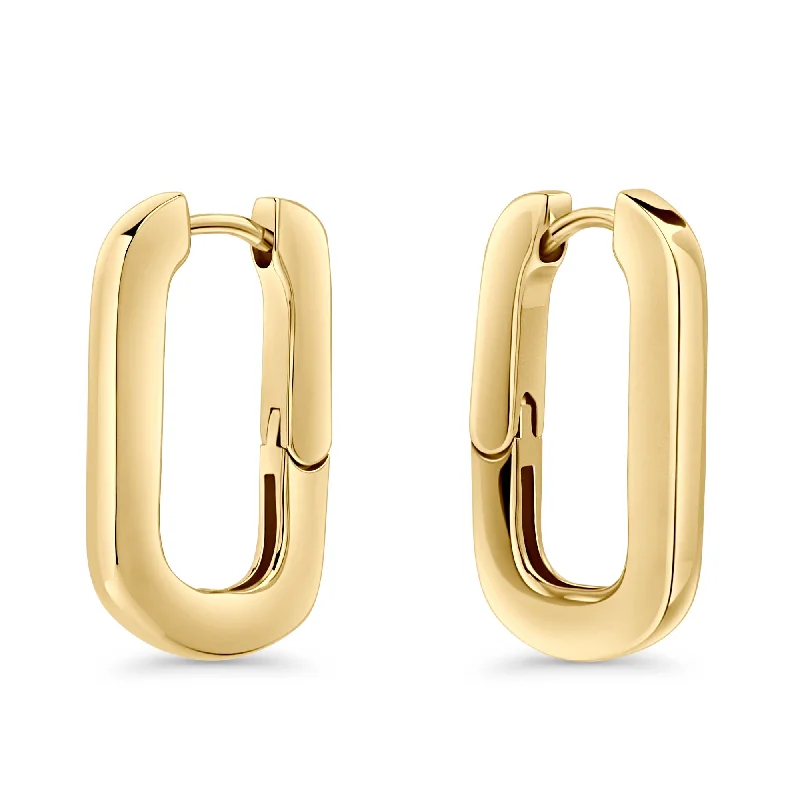 Hoop earrings with diamond-cut surfaces for added sparkle and shine-Alcazar Huggie Earrings