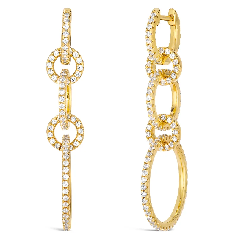 Best hoop earrings with blackened metal for an edgy and bold appearance-Alula Timeless Drops