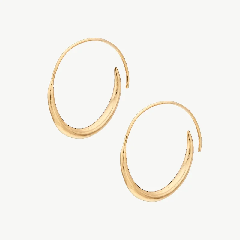 Best hoop earrings with multi-colored gemstones for a vibrant and lively touch-Amali Threader Hoop Earrings