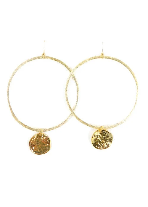 Hoop earrings with removable pendants for a versatile and customizable accessory-Cali