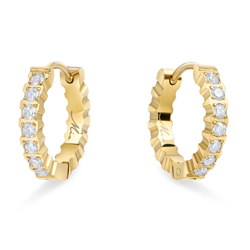 Best hoop earrings with matte finish for a sophisticated, understated design-Capri Huggie Earrings