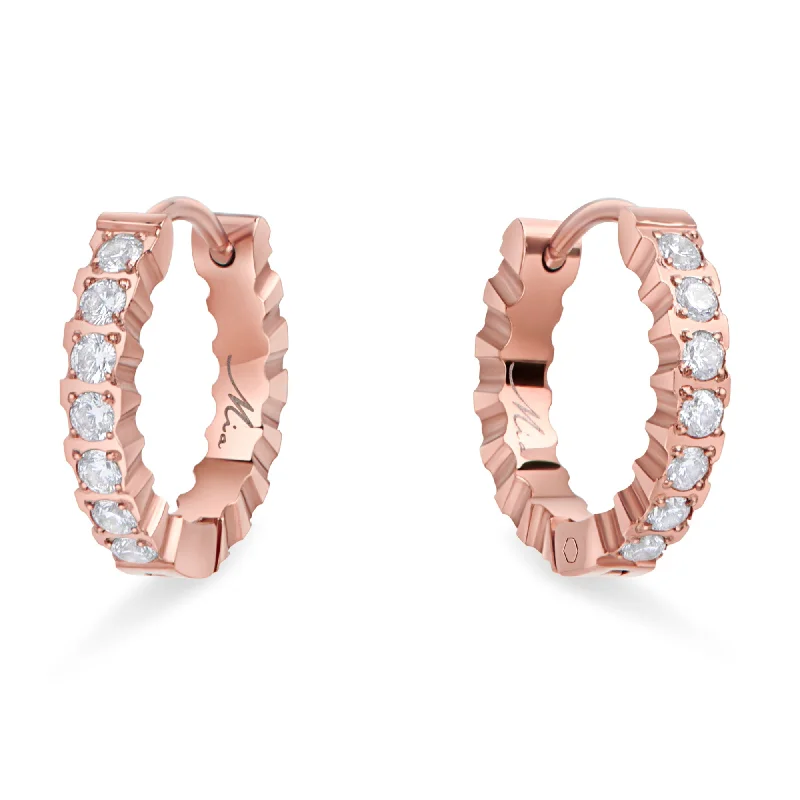 Best hoop earrings with smooth ceramic finishes for a polished, clean style-Capri Huggie Earrings