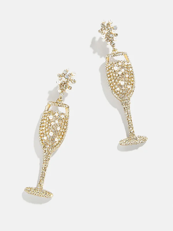 Hoop earrings with textured finishes for a vintage and classic style-What's Poppin' Earrings - What's Poppin' Earrings