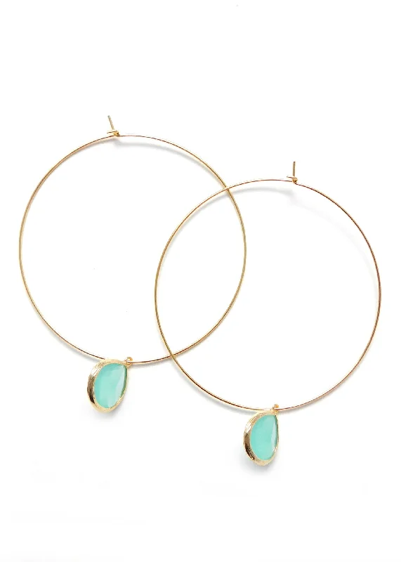 Hoop earrings with dangling charms for a playful and fun look-Dale Hoops