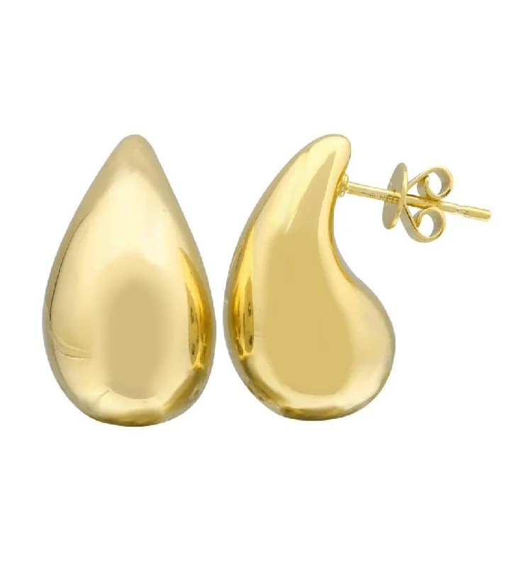 Best hoop earrings with lever-back closures for secure and easy wear-Gold Drop Earring