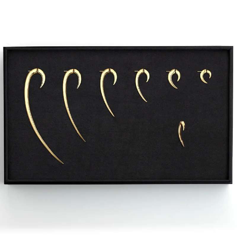 Best hoop earrings with angel wing accents for a spiritual and meaningful design-Iconic Hook Box Set – Yellow Gold Vermeil