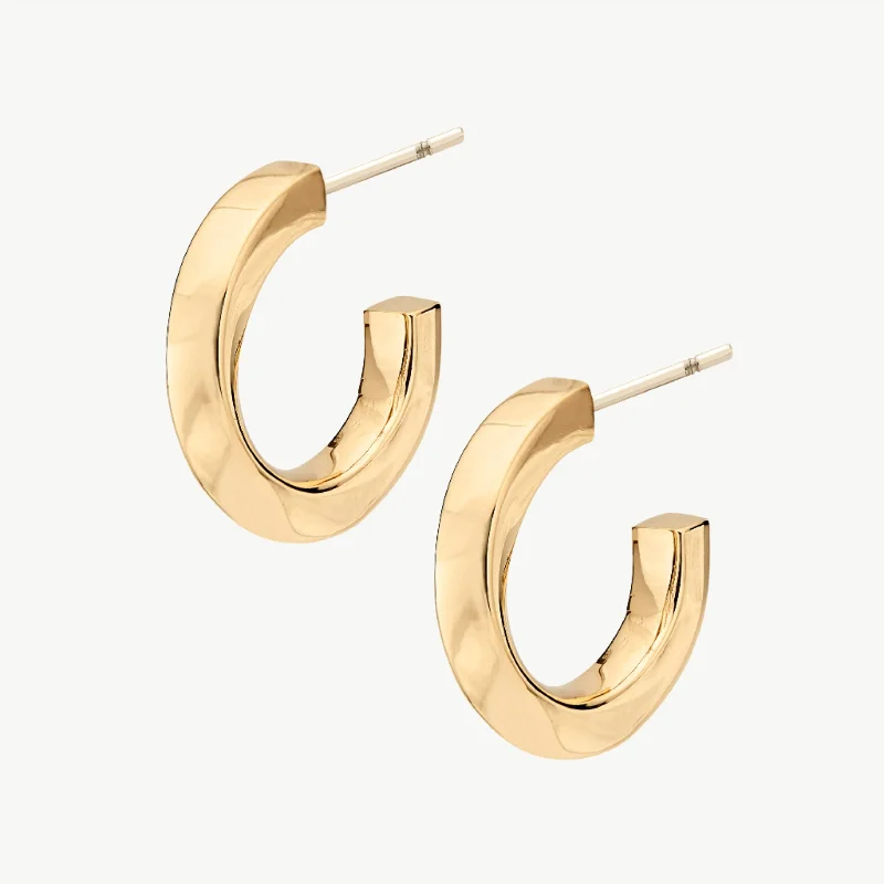 Best hoop earrings with braided leather for a rustic, stylish finish-Imara Mini Hoop Earrings