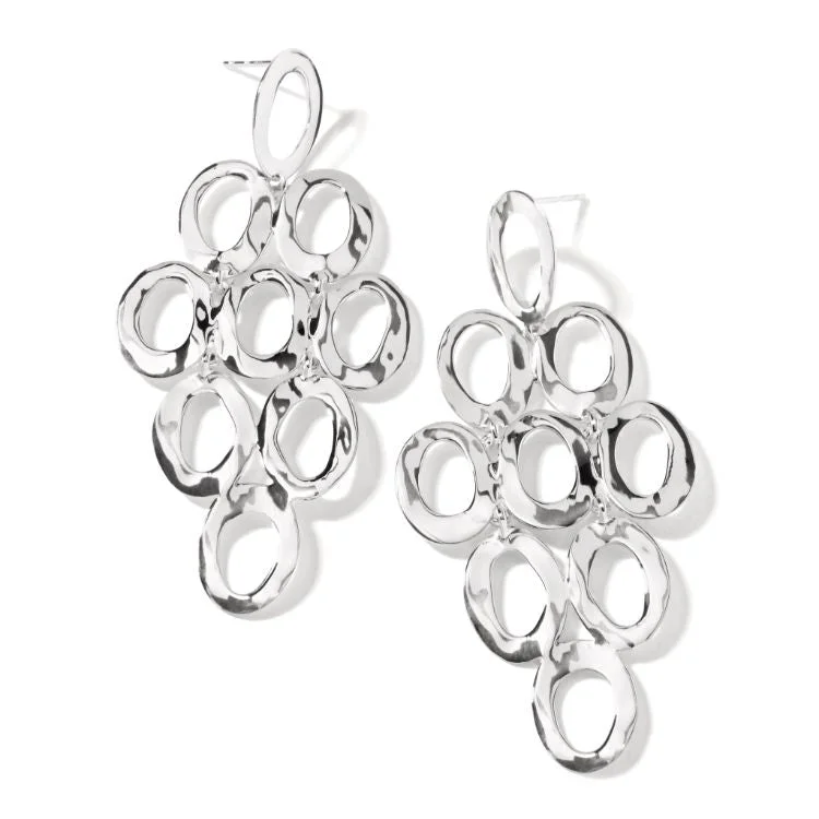 Best hoop earrings with geometric shapes for a modern and artistic appeal-925 Classico Open Cascade Earrings