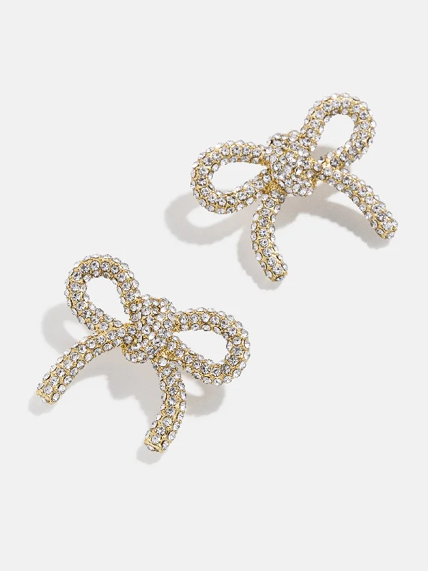 Best hoop earrings with matte finish for a sophisticated, understated design-Jenny Earrings - Pavé