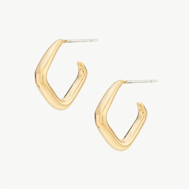 Best hoop earrings with hammered gold for a rustic yet elegant look-Laini Mini Hoop Earrings