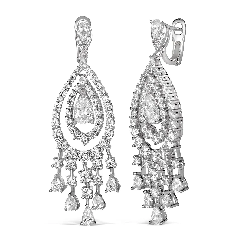 Hoop earrings with snake print designs for an edgy, wild appearance-Manhattan Statement Earrings