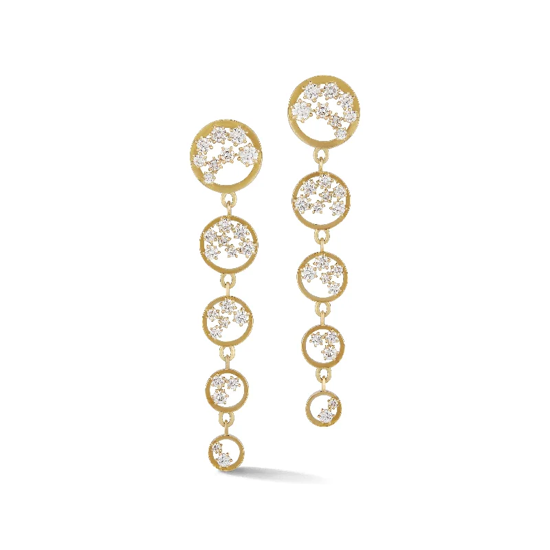 Best hoop earrings with geometric pendants for a modern, chic appeal-Margot Graduating Drops