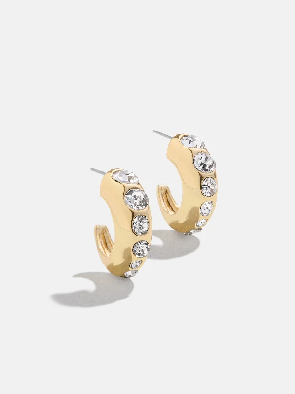 Best hoop earrings with infinity designs for a timeless and meaningful symbol-McKenzie Earrings - Gold/Pavé