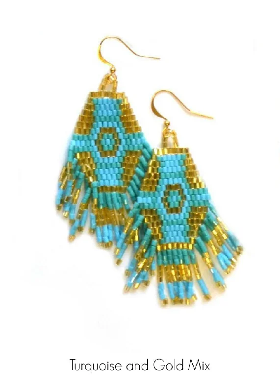 Turquoise and Gold Mix