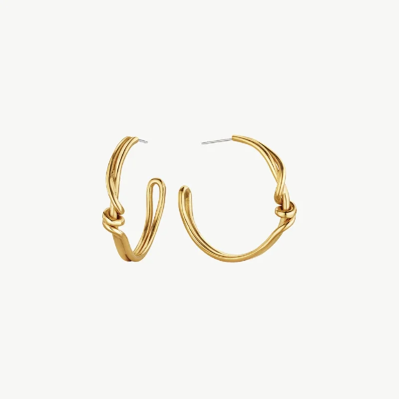 Hoop earrings with satin finishes for a smooth and elegant appearance-Miji Hoops