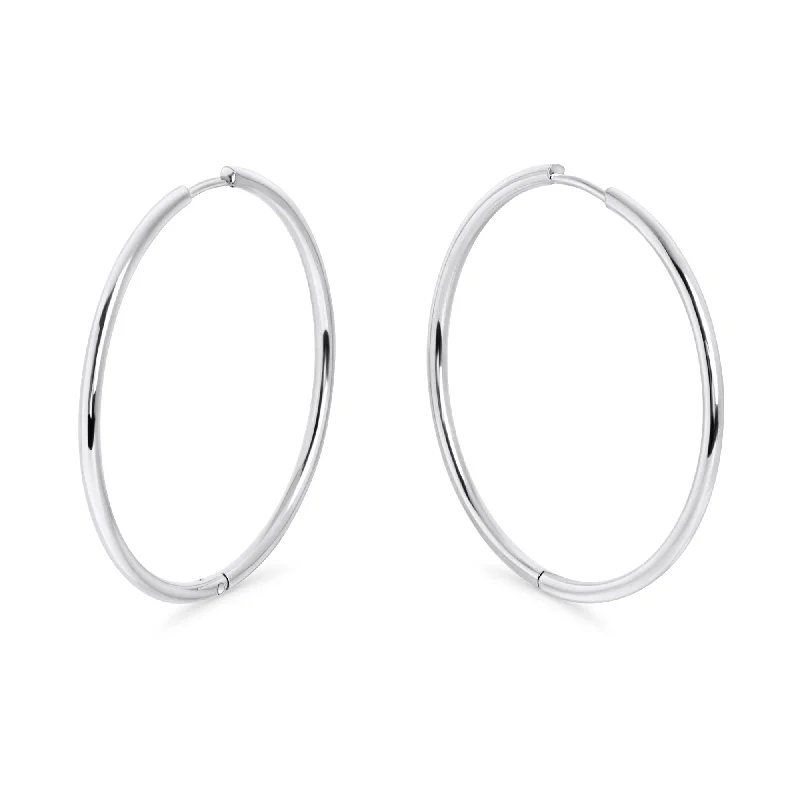 Medium hoop earrings for an everyday look with the perfect balance of style-Mimosa Large Huggie Earrings