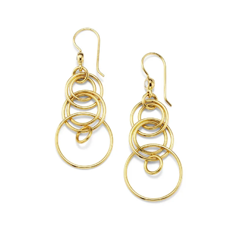 Best hoop earrings with blackened metal for an edgy and bold appearance-Mini 18k Jet Set Earrings