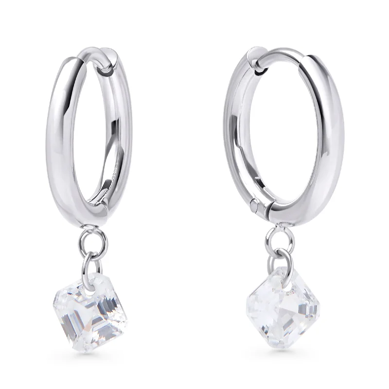 Best hoop earrings with satin ribbons for a soft, feminine appearance-Miro Huggie Earrings