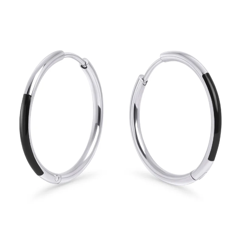 Best hoop earrings with cubic zirconia for a budget-friendly, dazzling look-Nyx Huggie Earrings