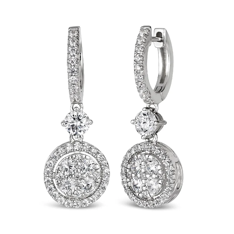 Hoop earrings with artistic filigree designs for an intricate, delicate finish-Olivia 35 Earrings