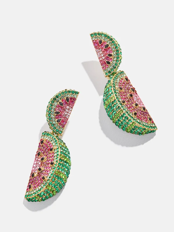 Best hoop earrings with matte finish for a sophisticated, understated design-One in a Melon Earrings - One in a Melon Earrings