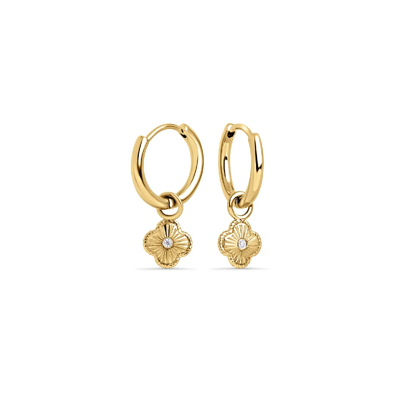 Best hoop earrings with lever-back closures for secure and easy wear-Paula II Huggie Earrings