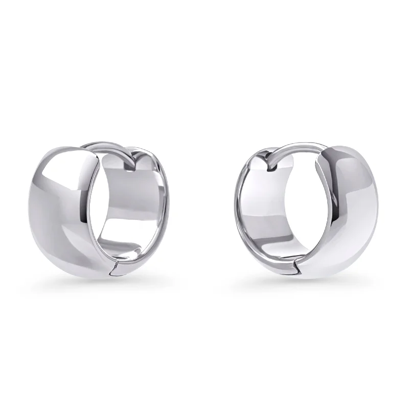 Best hoop earrings with matte finish for a sophisticated, understated design-Rafaelle Huggie Earrings