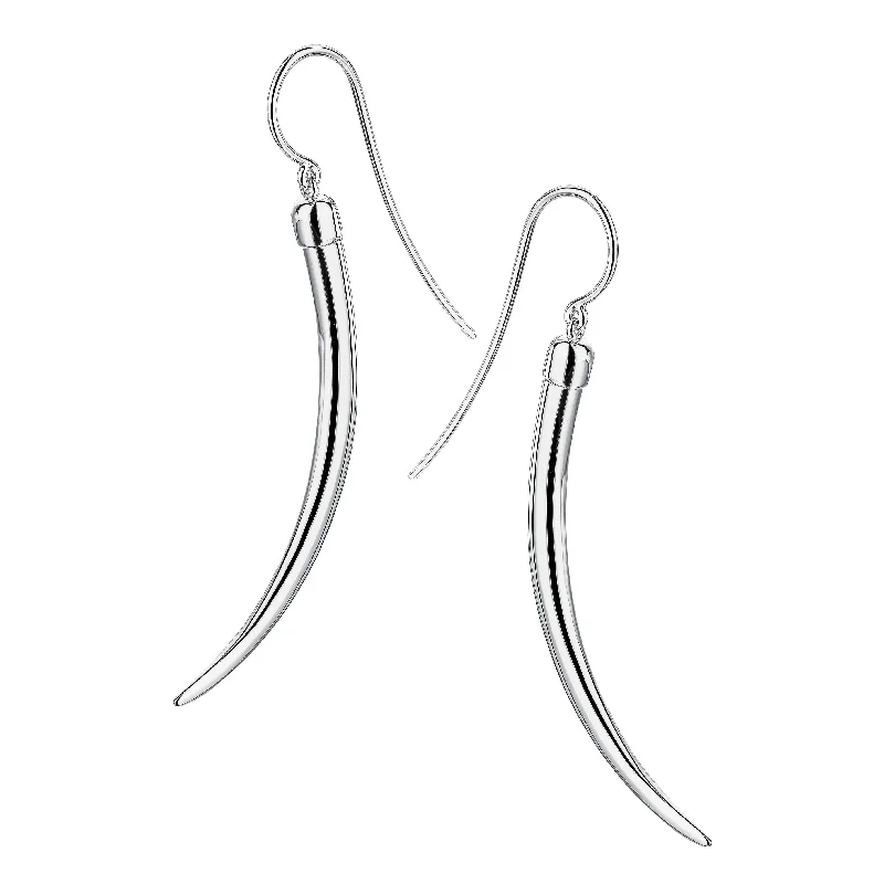 Best hoop earrings with baroque pearls for a luxurious and elegant vibe-No.1 Medium Earrings - Silver