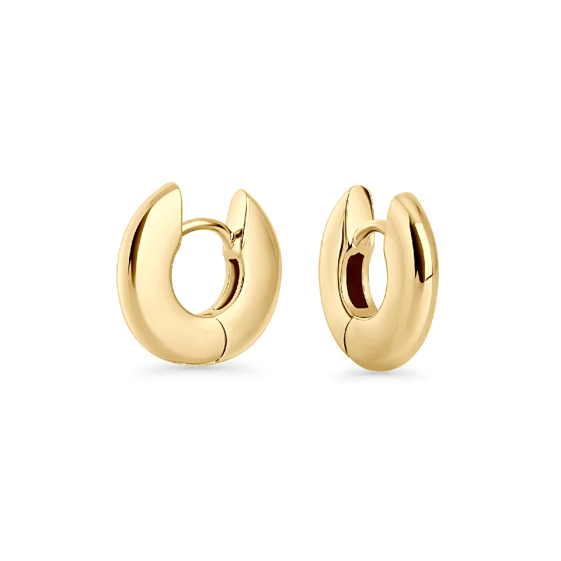 Hoop earrings with leather accents for a sleek and bold combination-Sophie Small Huggie Earrings