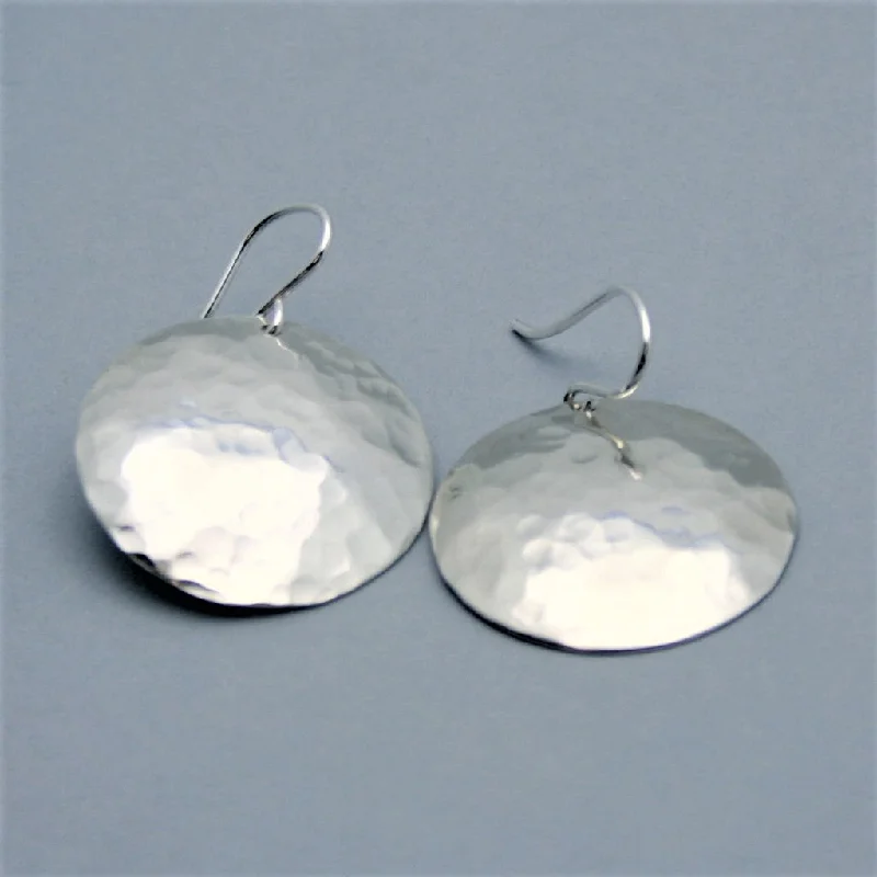 Best hoop earrings with minimal embellishments for a sleek and modern look-Sterling Silver Discs