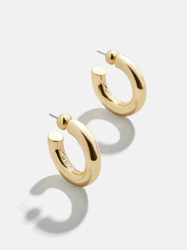 Best hoop earrings with sterling silver for an affordable and chic design-Dalilah Earrings - 23MM