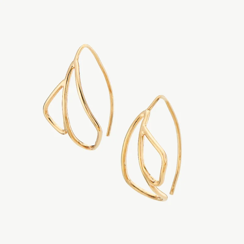 Best hoop earrings with cubic zirconia for a budget-friendly, dazzling look-Waridi Threader Earrings