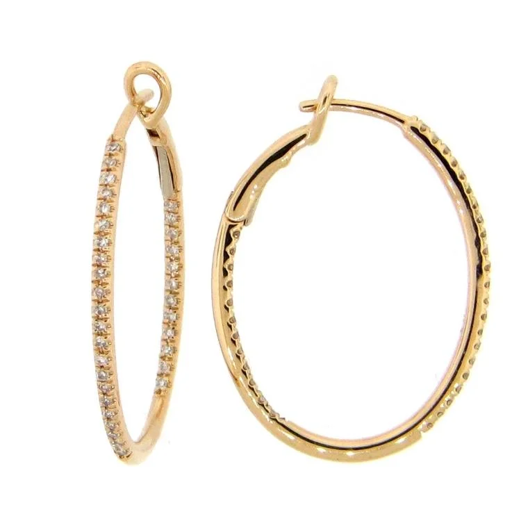 Best hoop earrings with sterling silver for an affordable and chic design-Yellow Gold Hoops