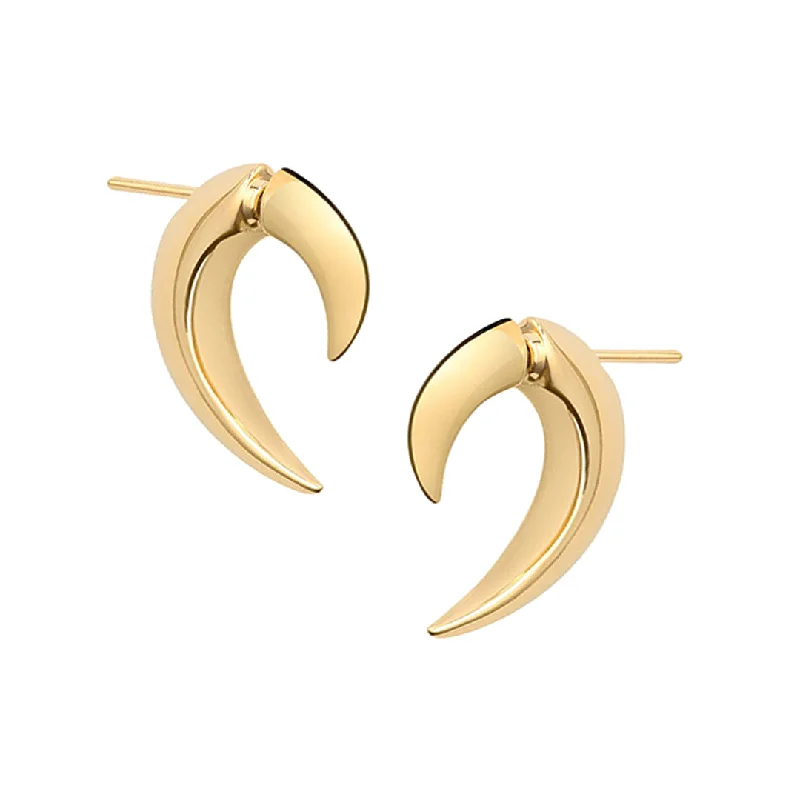 Best hoop earrings with lever-back closures for secure and easy wear-Talon Fine Earrings - 18ct Yellow Gold