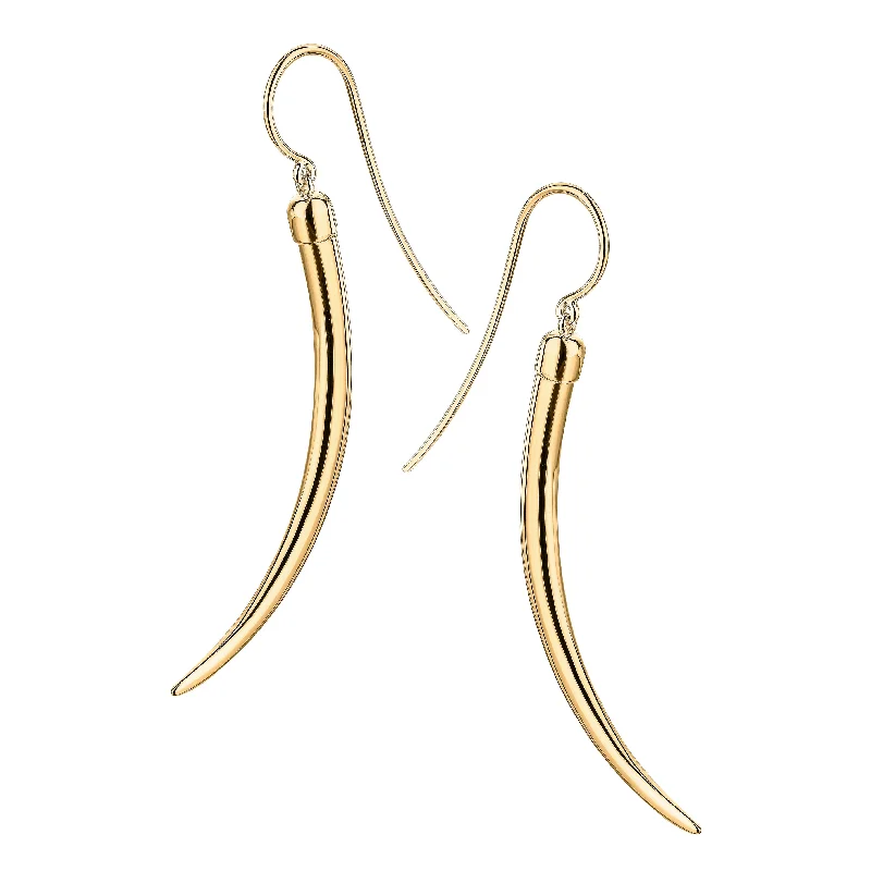 Best hoop earrings with geometric hexagon shapes for a modern, angular look-No.1 Medium Earrings - Yellow Gold Vermeil