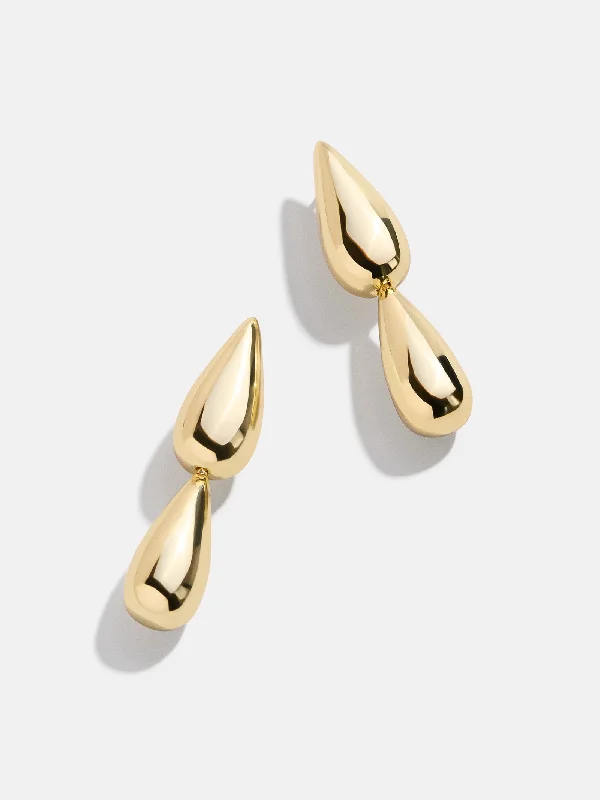 Best hoop earrings with sterling silver for an affordable and chic design-Zoe Earrings - Gold