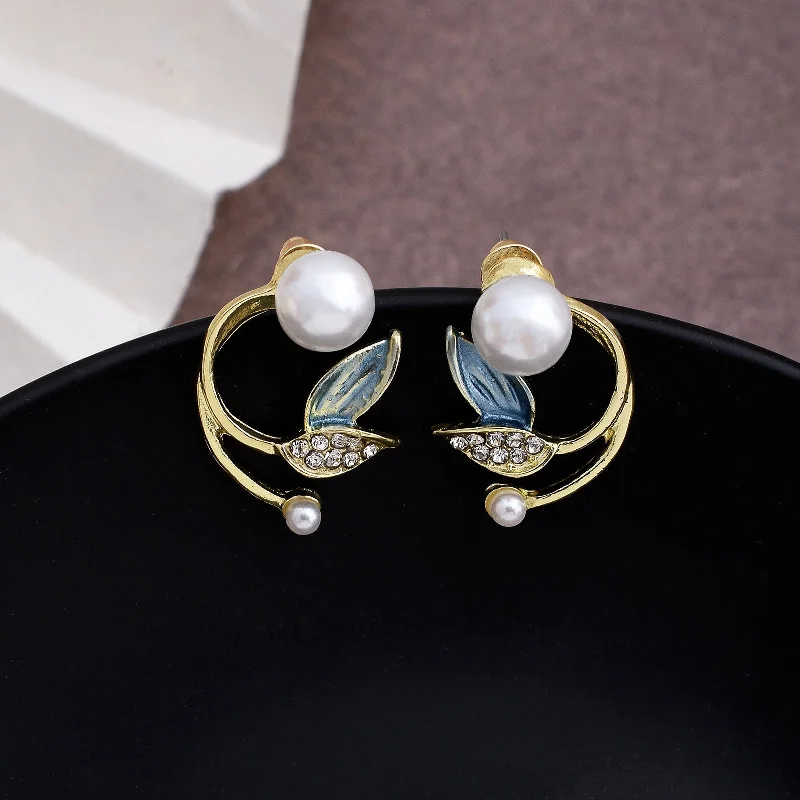 Magnetic Closure Stud Earrings for Easy -Bloom Fashionable Stud Earrings