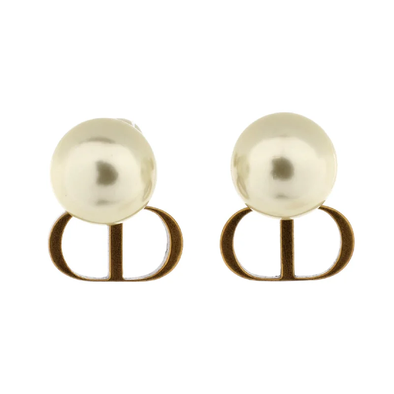 Stud Earrings for Work Attire -CD Tribales Stud Earrings Metal with Faux Pearls