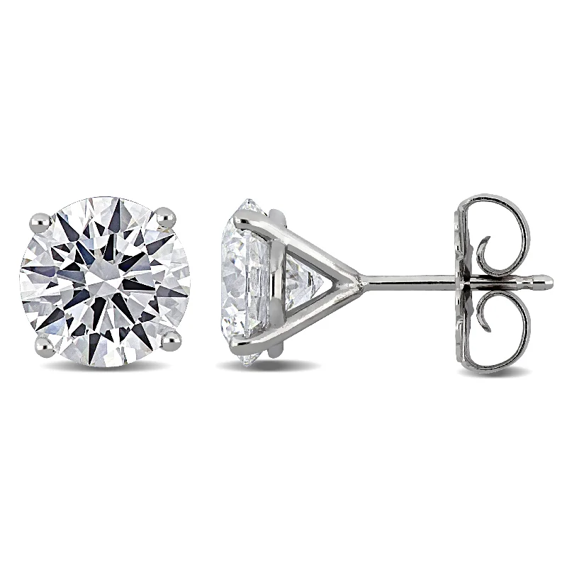 Stud Earrings for Work Attire -Created Forever 4ct TW Lab-Grown Diamond Stud Earrings in 14K White Gold (IGI CERTIFIED)