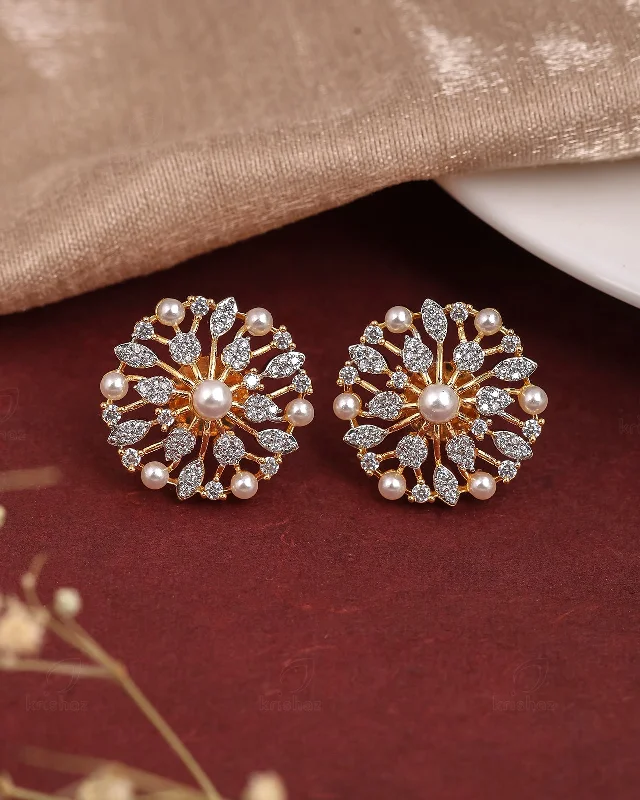 Stud Earrings for Shopping Trip -Duke Cz Stud Earrings