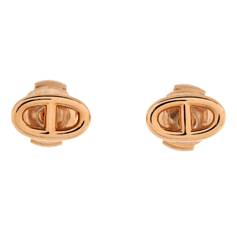 Stud Earrings for School Uniform -Farandole Stud Earrings 18K Rose Gold Very Small