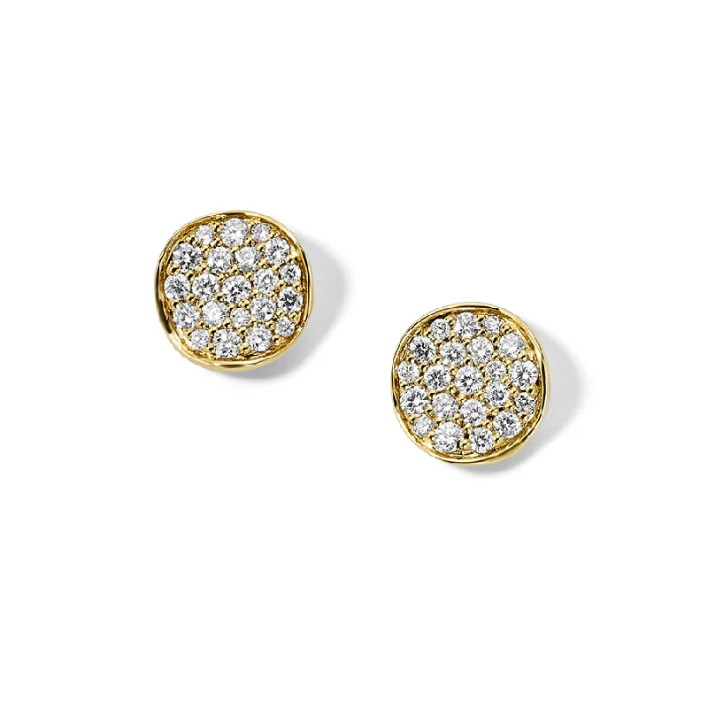 Stud Earrings with Rhinestones -IPPOLITA Stardust 18K Yellow Gold Mini Flower Diamond Stud Earrings