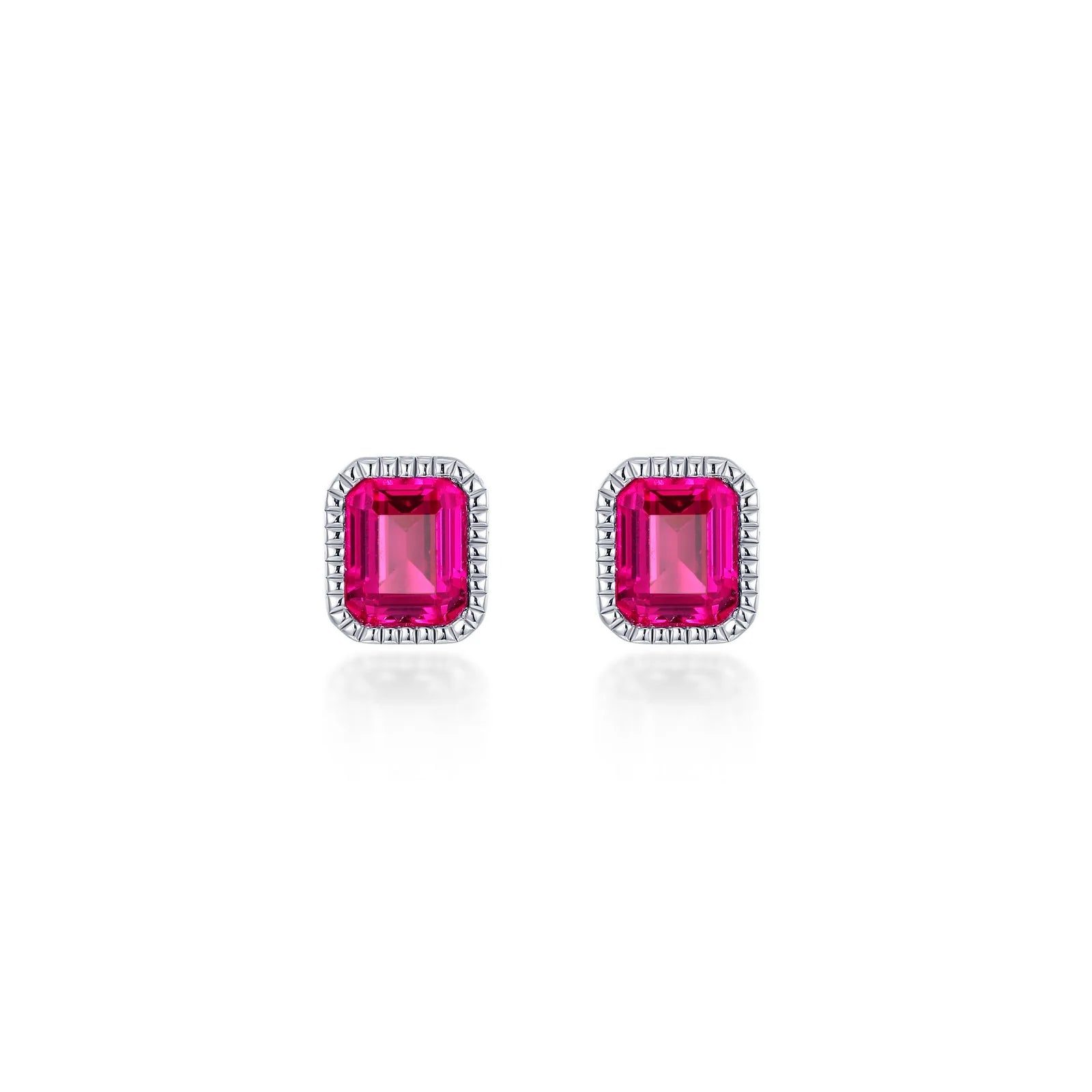 Stud Earrings for Festival Style -Lafonn July Birthstone Solitaire Stud Earrings BE008RBP00