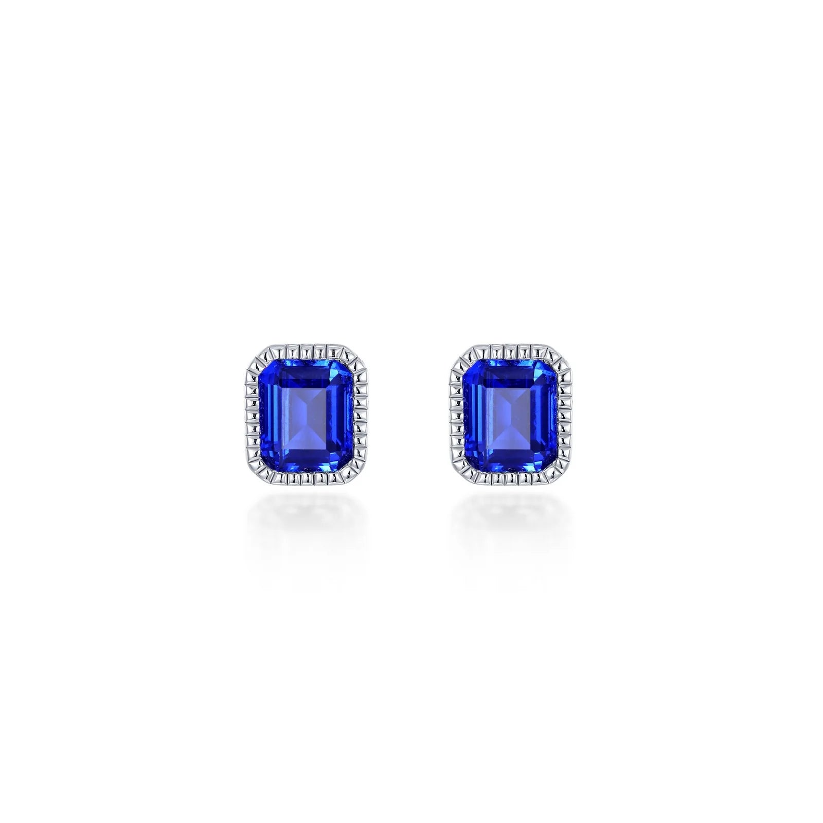 Stud Earrings for Evening Gown -Lafonn September Birthstone Solitaire Stud Earrings BE008SAP00