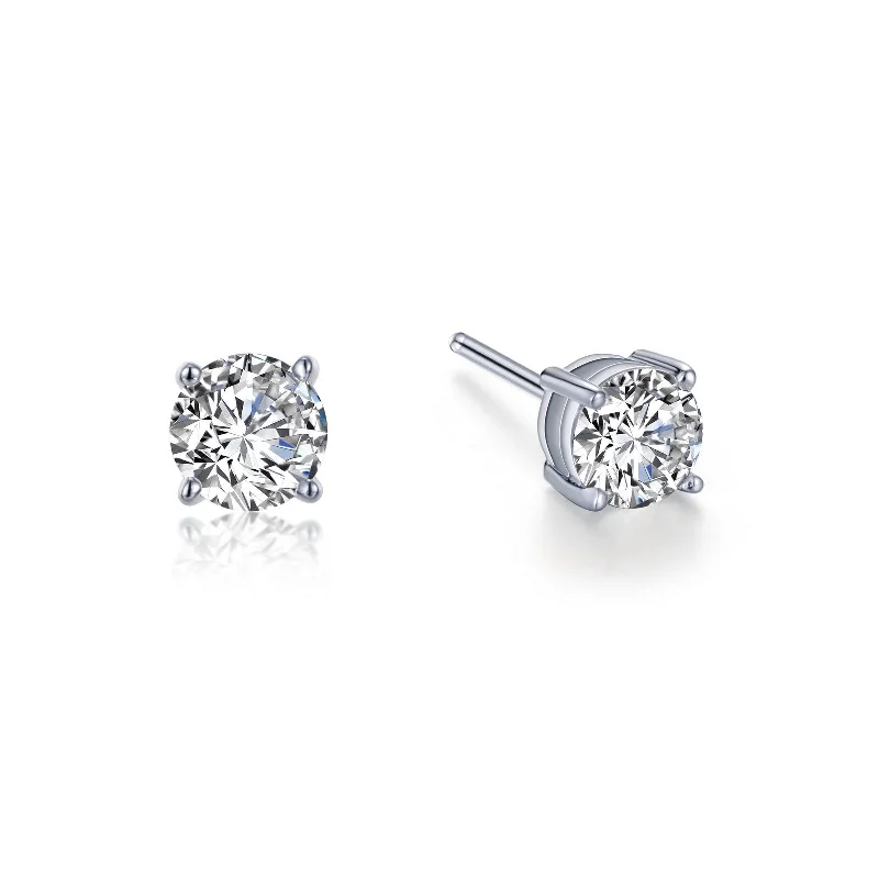 Stud Earrings with Filigree -Lafonn Simulated Diamond 1.50cttw Stud Earrings E0108CLP