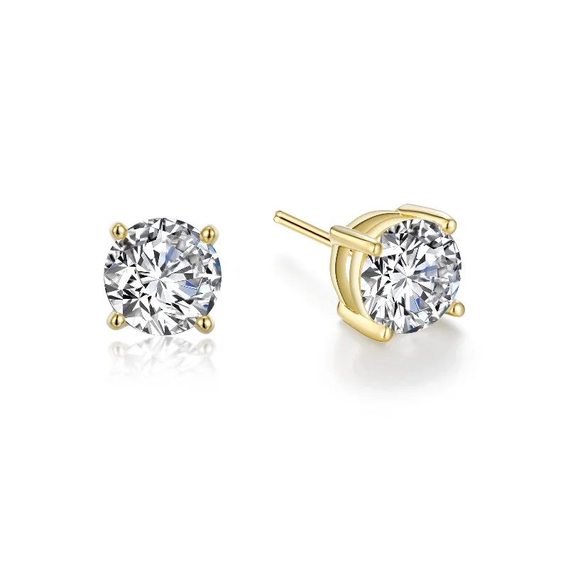 Stud Earrings with Chevron Designs -Lafonn Simulated Diamond 2.50ct Stud Earrings E0109CLG