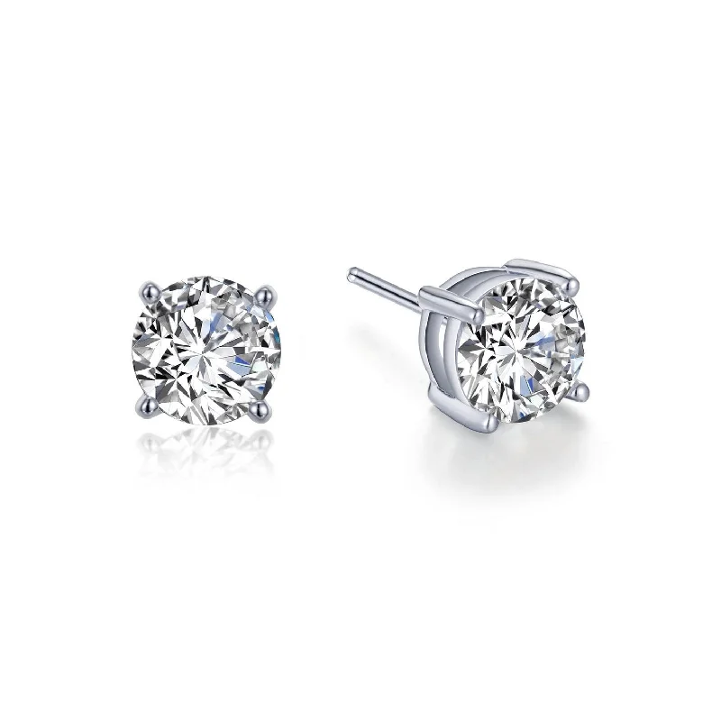 Stud Earrings with Wave Designs -Lafonn Simulated Diamond 2.50ct Stud Earrings E0109CLP00