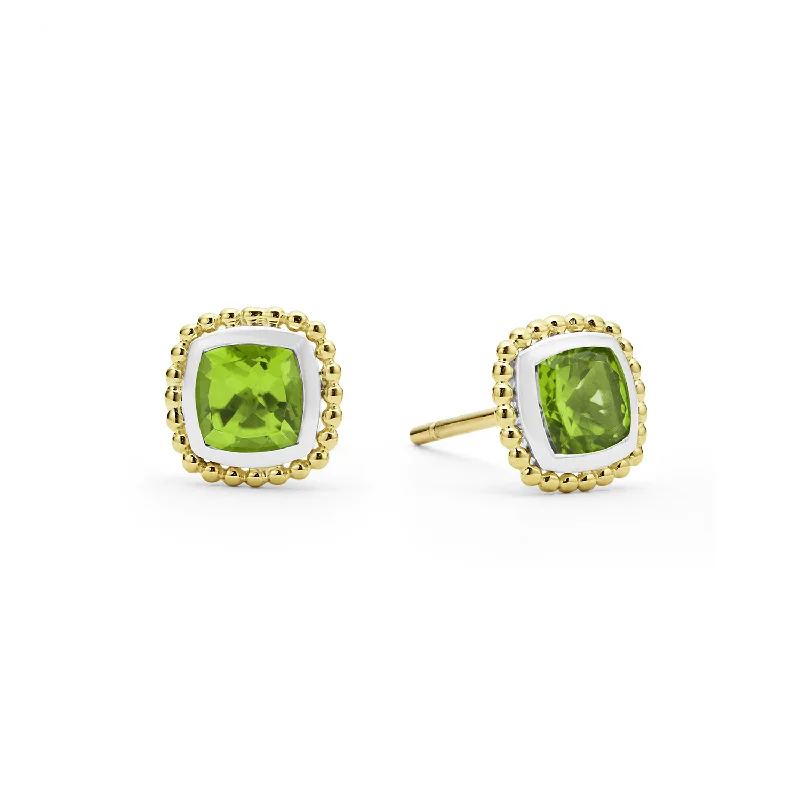 Stud Earrings with Rhinestones -LAGOS Rittenhouse Peridot Stud Earrings