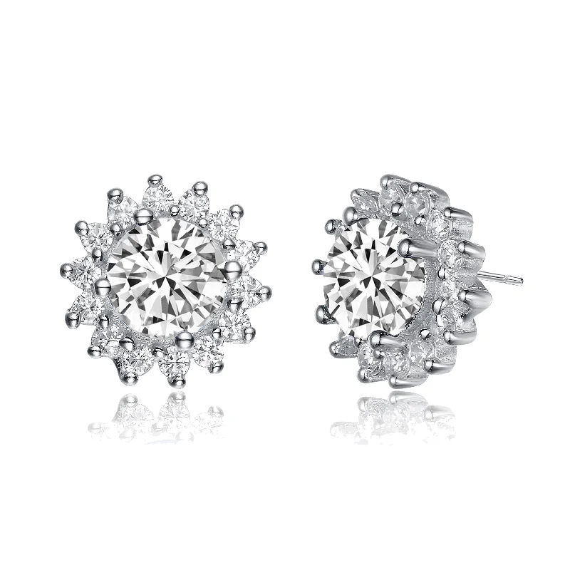 Stud Earrings with Animal Motifs -Eloise Snowflake Stud Earrings